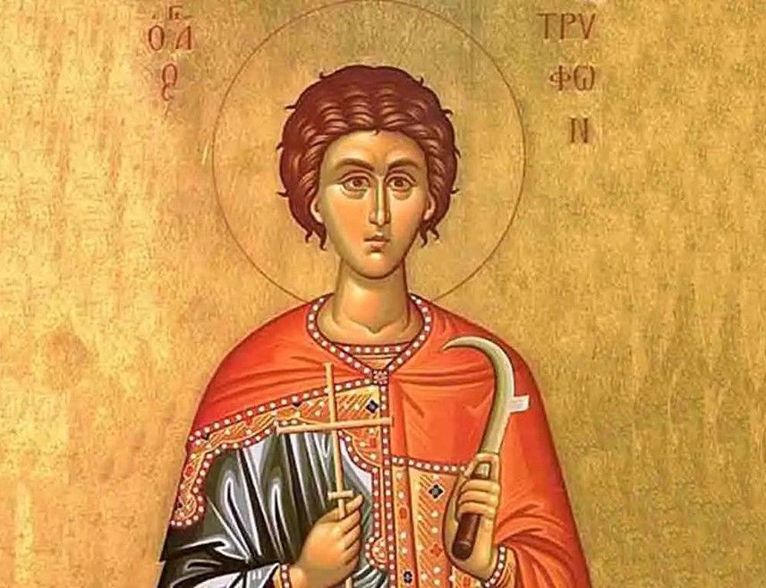 БИЈЕЉИНА, 14. ФЕБРУАРА /СРНА/ - Српска православна црква прославља /СПЦ/ данас Светог Трифуна, који се у народу слави као заштитник многих заната и оних који искрено воле, његујући хришћанску љубав.