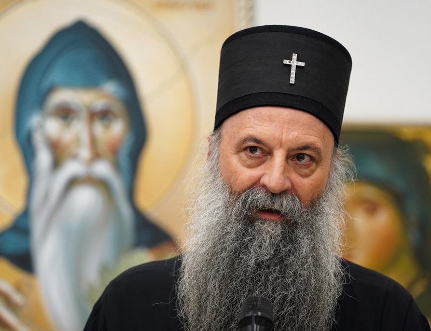 BELGRADE, FEBRUARY 26 /SRNA/ - His Holiness, Serbian Patriarch Porfirije, said that he received with deep concern the news of the decision of the Court of BiH, by which the legally elected President of Republika Srpska, Milorad Dodik, was sentenced to one year in prison and banned from political activity for six years, against any legal framework.