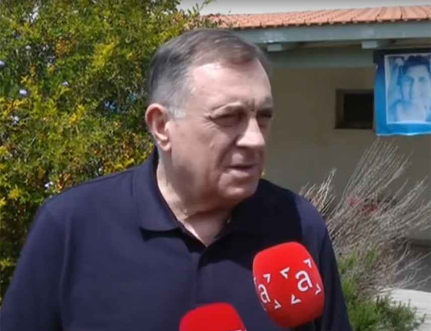 TEL AVIV, MARCH 26 /SRNA/ - The President of Republika Srpska Milorad Dodik said today that in kibbutz Be'eri, he heard the sad story by Avida Bachar, who experienced a family tragedy in the attack of Hamas, and while he was giving a statement, a rocket attack from Gaza occurred, which was prevented by the Iron Dome interceptors.