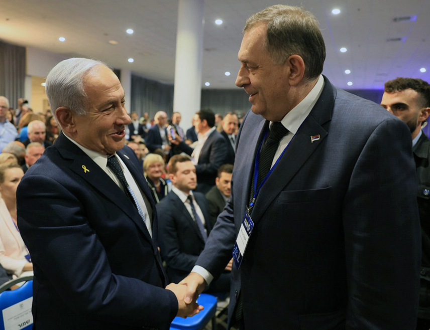 BANJA LUKA, MARCH 28 /SRNA/ - Republika Srpska President Milorad Dodik says that Israeli Prime Minister Benjamin Netanyahu told him during the meeting in Jerusalem that he is undoubtedly a great friend of Israel and that he would do everything to look after and help his friends.