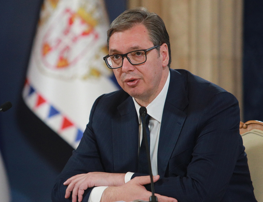 БЕОГРАД, 3. МАЈА /СРНА/ - Предсједник Србије Александар Вучић примљен је на Војно-медицинску академију /ВМА/ у Београду одмах по повратку у Србију, јавио је Танјуг позивајући се на Предсједништво.