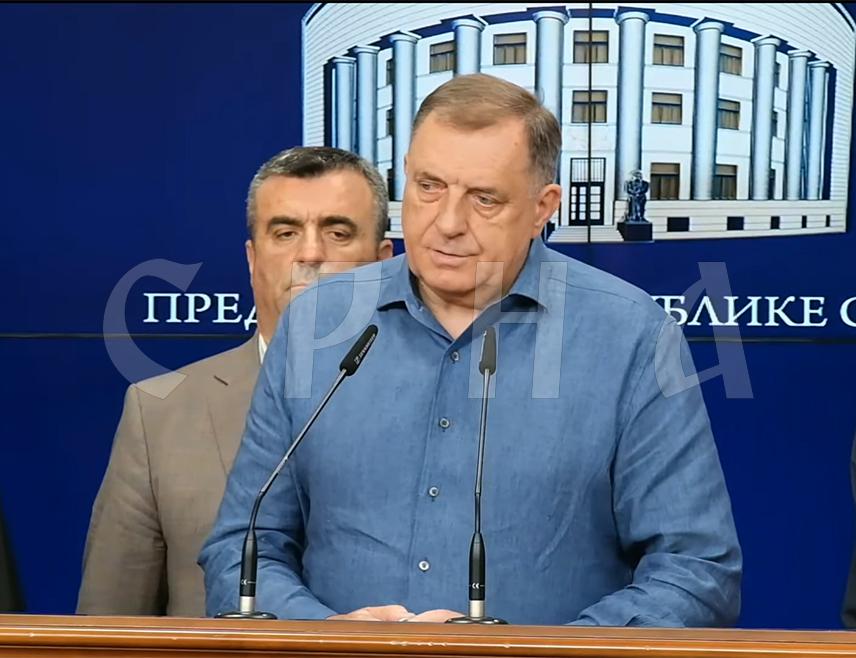 BANJA LUKA, JUNE 26 /SRNA/ - Republika Srpska President Milorad Dodik said that July 5 will be declared a day of mourning in Republika Srpska, marking the remembrance of the Serbs killed in Podrinje, and added that he has no objection to July 11 being declared a day of mourning in the FBiH.