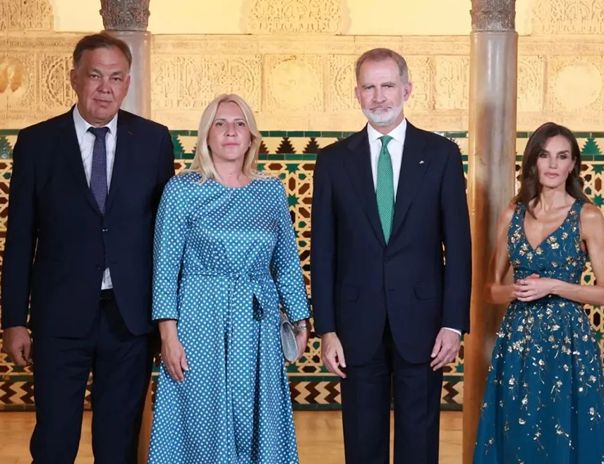 SEVILLE, JUNE 30 /SRNA/ – The Serb member and Chairperson of the Presidency of BiH Željka Cvijanović emphasized that she was greatly honored by the warm welcome from King Felipe VI of Spain and his wife, Queen Letizia, who hosted a gala dinner for officials in Seville.