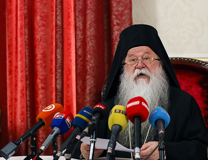 SARAJEVO, JULY 3 /SRNA/ – His Eminence Metropolitan of Dabar-Bosnia and Archbishop of Sarajevo and Srebrenica Hrizostom told SRNA that Central Podrinje and Birač are among the areas of the most horrific suffering of the Serb people, emphasizing that Serbs will no longer allow political and historical manipulators to impose forgetfulness upon them, but will permanently remember that they are the most suffering people of this region.