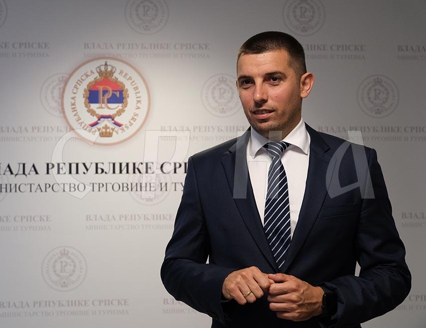BANJA LUKA, JULY 26 /SRNA/ – Minister of Trade and Tourism of Republika Srpska, Denis Šulić, told SRNA that representatives of the ministry will travel to Kazan at the end of August to interest Russian tourist agencies in organising tours to Republika Srpska.