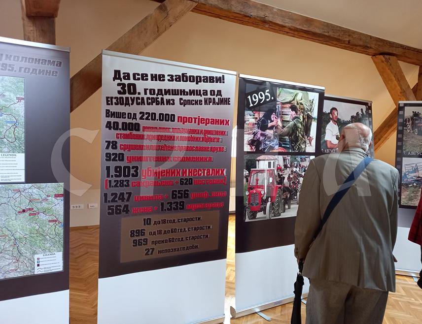 BANJA LUKA, AUGUST 4 /SRNA/ - The position of Serbs in Croatia today is no less difficult than it was during the war and post-war years, which is best illustrated through the photo exhibition "Lest We Forget – 30 Years Since the Exodus from the Republic of Serbian Krajina – Storm Still Ongoing," said Acting Director of the Republic Center for Research of War, War Crimes, and the Search for Missing Persons Viktor Nuždić.