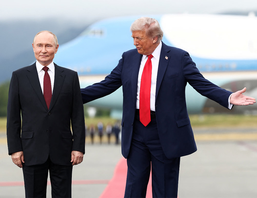 ЕНКОРИЏ, 15. АВГУСТА /СРНА/ - Предсједник САД Доналд Трамп дочекао је предсједника Русије Владимира Путина у Енкориџу, на Аљасци.