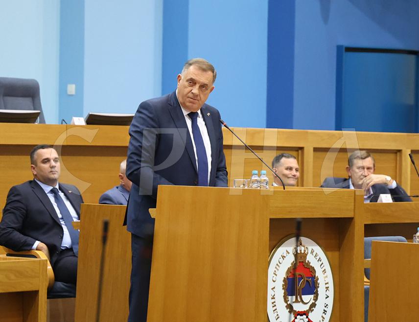 BANJALUKA, AUGUST 22 /SRNA/ – The President of Republika Srpska Milorad Dodik has stated today that Mirko Miljatović from Novi Grad, an activist of the List for Justice and Order, was detained because he falsely reported that a bomb had been planted in the National Assembly.