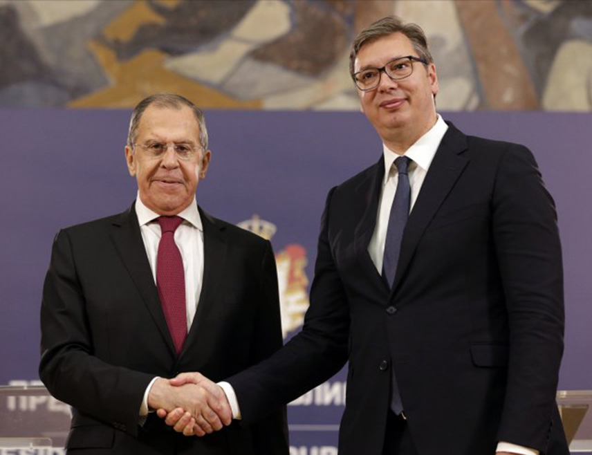 BELGRADE, AUGUST 26 /SRNA/ - Serbian President Aleksandar Vučić announced that in a telephone conversation with Russian Foreign Minister Sergey Lavrov, he discussed the political situation in the region, including BiH, and the externally provoked crisis marked by ongoing attacks on Republika Srpska.