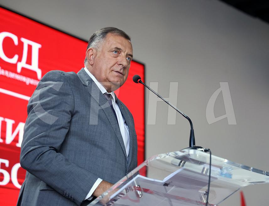 BANJA LUKA, AUGUST 28 /SRNA/ - The president of the SNSD Milorad Dodik emphasized today in Banja Luka that this political party will not participate in the elections called by the Central Election Commission /CEC/ of BiH, as it respects the conclusions of the Republika Srpska National Assembly.