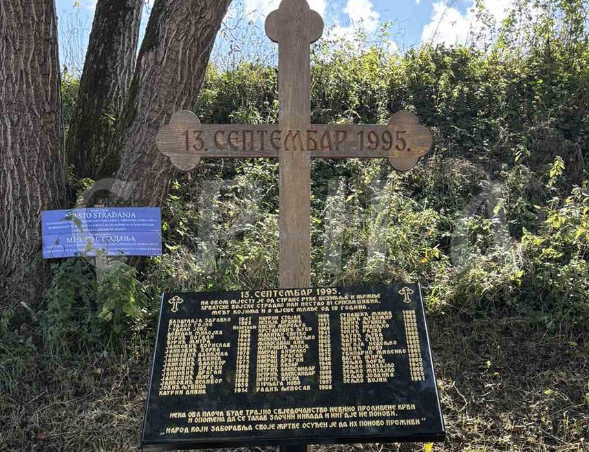BANJA LUKA, SEPTEMBER 21 /SRNA/ - It has been 30 years since the crime committed by regular Croatian forces against Serb civilians, including children, during an attack on a refugee convoy in Bravnice near Jajce, which had set out from Donji Vakuf seeking safety in Republika Srpska.