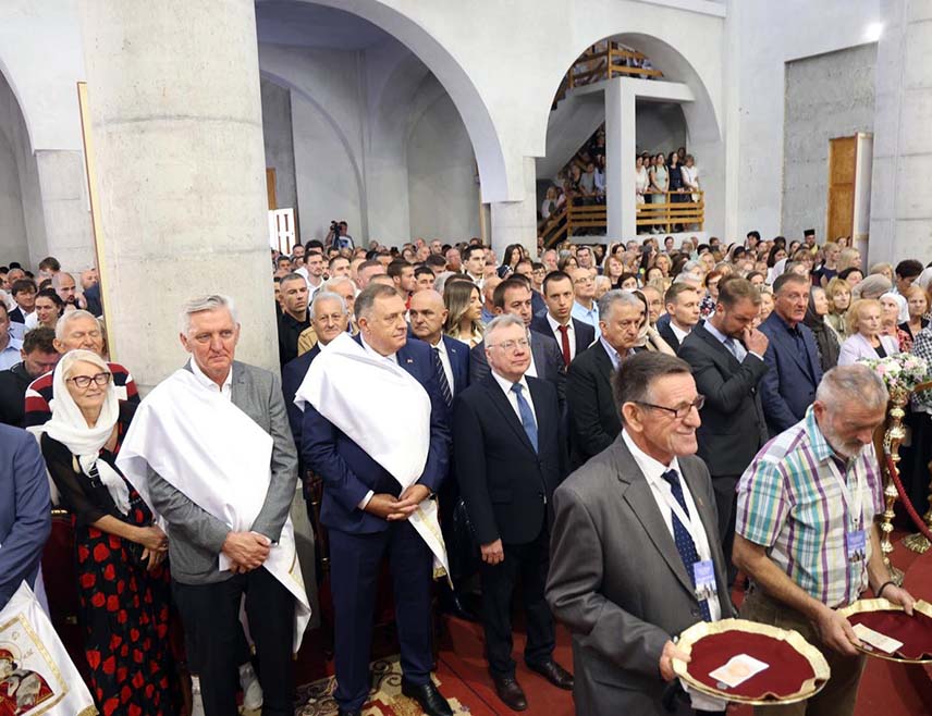 BANJA LUKA, SEPTEMBER 21 /SRNA/ - Republika Srpska President Milorad Dodik said that the Serbian-Russian Church in Banja Luka will remain a lasting symbol of friendship between the Serbian and Russian peoples.