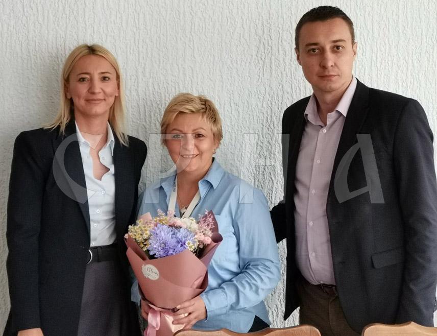 ДОБОЈ, 29. СЕПТЕМБРА /СРНА/ - Дом здравља у Добоју данас је организовао пријем за своју медицинску сестру Вању Симић, која је почетком септембра спасила живот на тениском турниру у Винковцима на којем је учествовала као такмичар.