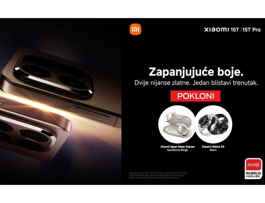 БАЊАЛУКА, 29. СЕПTЕМБРА /СРНА/ - Компанија "М:тел" објавила је нову понуду са мобилним телефонима "сјаоми" иновативне технологије и камере, уз које долазе и одлични поклони.