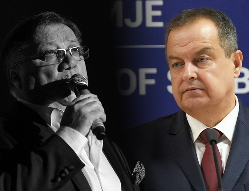 БЕОГРАД, 7. ОКТОБРА /СРНА/ - Министар унутрашњих послова Србије Ивица Дачић упутио је саучешће породици и пријатељима Халида Бешлића поводом смрти чувеног пјевача, истакавши да је његова музика спајала људе, лијечила душе и доносила радост у најтежим тренуцима.