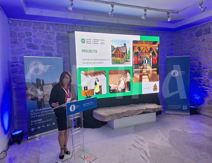 ТРЕБИЊЕ, 9. ОКТОБРА /СРНА/ - У Музеју Херцеговине у Tребињу данас се одржава конференција "Одјеци насљеђа и будућност музеја" на којој учествује 150 еминентних музејских стручњака и представља се више од 30 кандидата за овогодишње признање за најбољи музеј и културно насљеђе словенских земаља.