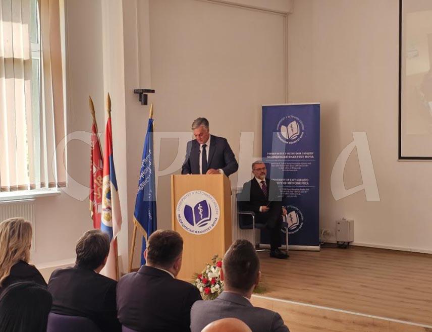 FOČA, OCTOBER 14 /SRNA/ – The Minister for Scientific and Technological Development and Higher Education of Republika Srpska Siniša Karan stated that the Faculty of Medicine in Foča is characterized by excellence and is a gem in the field of education, a source of pride not only for the municipality but for Republika Srpska as a whole.