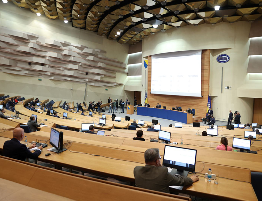 SARAJEVO, OCTOBER 15 /SRNA/ - The House of Representatives of the BiH Parliamentary Assembly adopted on Wednesday evening the proposals for six European laws.