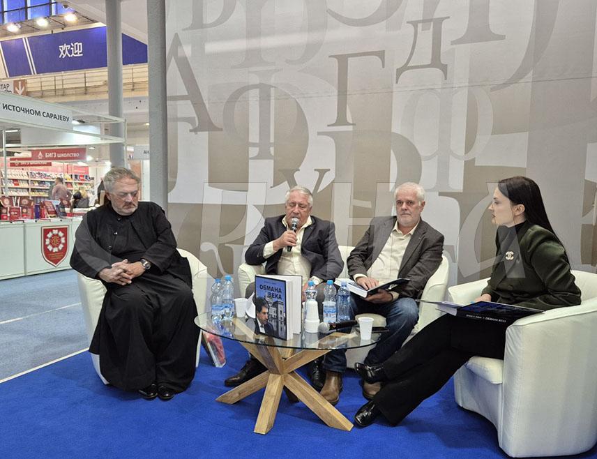 BELGRADE, OCTOBER 29 /SRNA/ – At the stand of Republika Srpska at the International Book Fair in Belgrade, the first Hague detainee, Duško Tadić, presented his book "The Deception of the Century", announcing that he will file a request for review of his verdict, believing that new facts have emerged.
