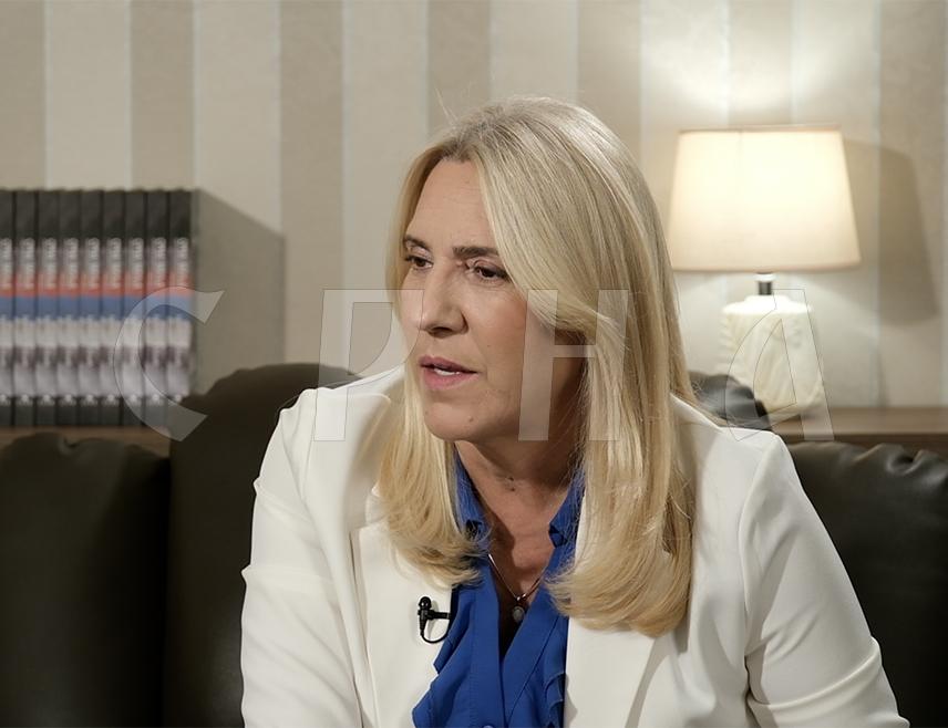 САРАЈЕВО, 9. НОВЕМБРА /СРНА/ - Потпредсједник СНСД-а Жељка Цвијановић рекла је да је СНСД структура свјесна политичке одговорности и да подржава све што је избор странке.