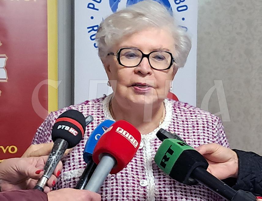ISTOČNO SARAJEVO, NOVEMBER 14 /SRNA/ – The future of the Serb people in the Balkans greatly depends on Republika Srpska, which is why it is crucial for Srpska to stand firm, said Russian academic and historian Yelena Guskova.