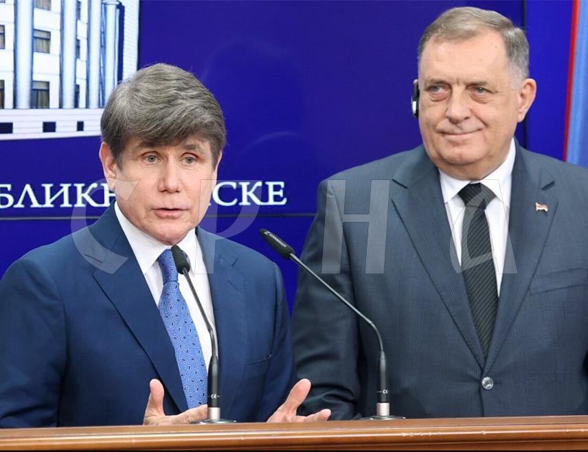 CHICAGO, NOVEMBER 20 /SRNA/ - Bosniak political establishment in Sarajevo, through lawfare and false accusations against the SNSD president Milorad Dodik, seeks to thwart the will of the Serb people and take away their right to choose their own president in free elections, former governor of Illinois Rod Blagojevich told SRNA.