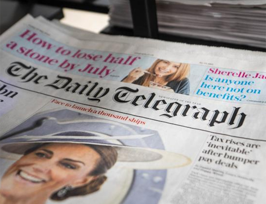 ЛОНДОН, 22. НОВЕМБРА /СРНА/ - Компанија "Џенерал траст", издавач британског листа "Дејли мејл", пристала је да купи лист "Телеграф" за 500 милиона фунти, преноси британска новинска агенција ПА медија.