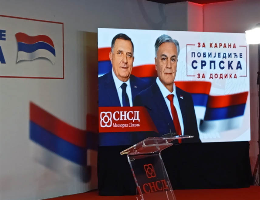 ИСTОЧНИ МОСTАР, 23. НОВЕМБРА /СРНА/ – Кандидат СНСД-а за предсједника Републике Српске Синиша Карана побиједио је на пријевременим изборима у општини Источни Мостар, гдје је освојио 77 гласова, потврдио за Срну предједник Општинске изборне комисије Жељко Вујадиновић.