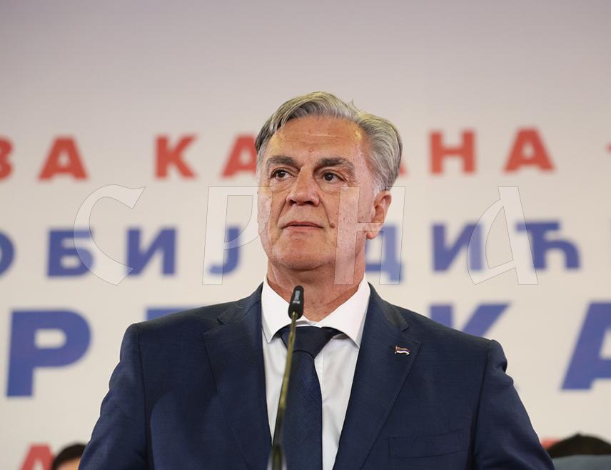 SARAJEVO, NOVEMBER 24 /SRNA/ – Siniša Karan, the SNSD candidate in the early election for the President of Republika Srpska, won 217,324 votes, or 50.30 percent, according to the preliminary, unofficial, and incomplete results published this morning by the BiH Central Election Commission /CEC/.