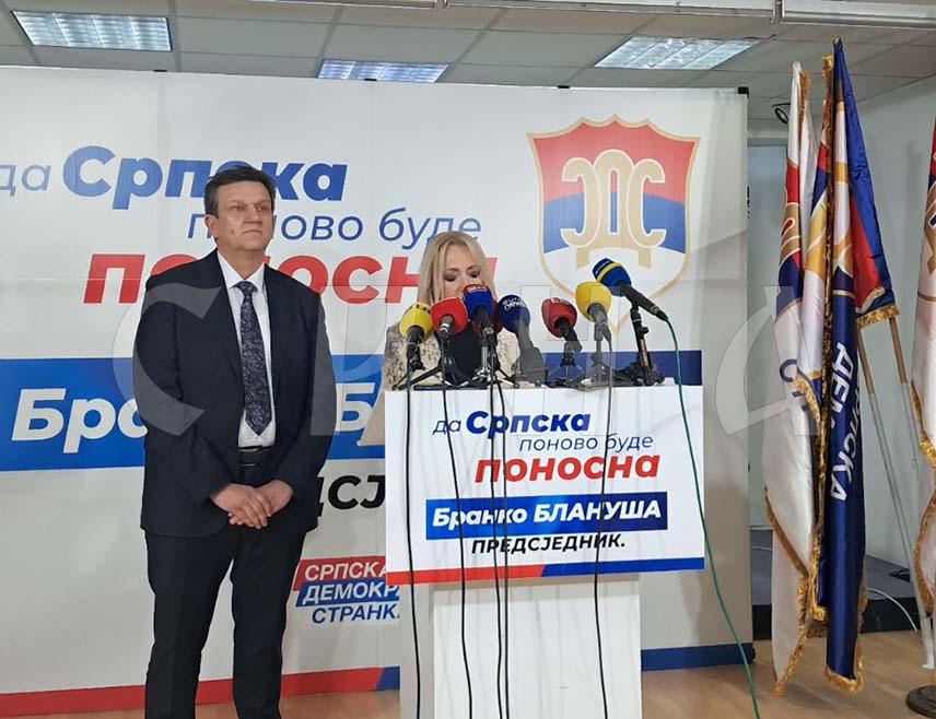 БАЊАЛУКА, 27. НОВЕМБРА /СРНА/ - Предсједнички кандидат СДС-а на пријевременим изборима у Републици Српској Бранко Блануша рекао је да бројање гласова још није завршено и да ће се ускоро знати коначан резултат.