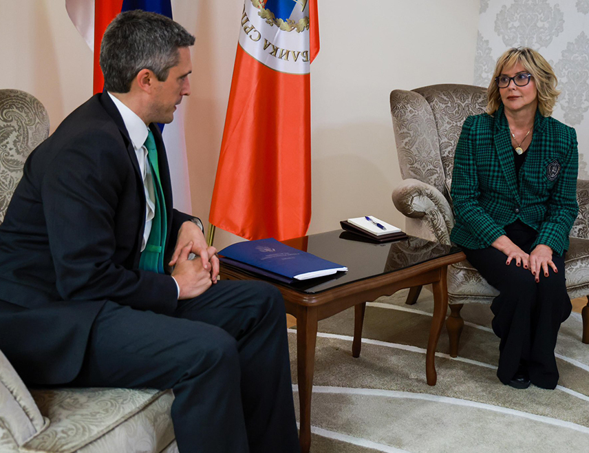 BANJA LUKA, DECEMBER 1 /SRNA/ – Acting President of Republika Srpska Ana Trišić-Babić emphasized that it is in the interest of Republika Srpska for relations with the United States, one of the key global actors, to remain stable, predictable, and grounded in mutual respect and an understanding of realities on the ground.