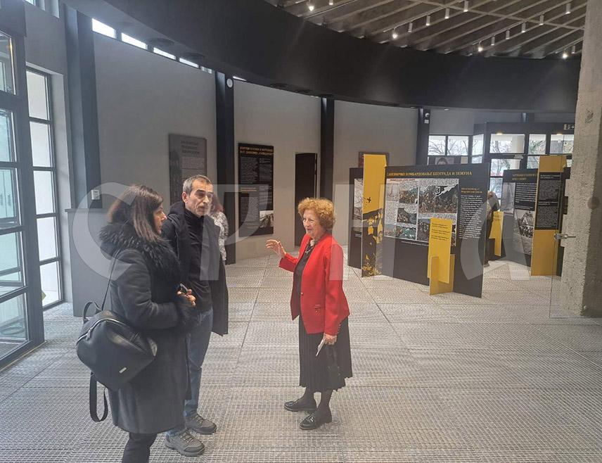 KOZARSKA DUBICA/ZEMUN, DECEMBER 8 /SRNA/ – The exhibition "Zemun Reception Camp 1941–1944" by Milan Koljanin and Asja Drača Muntean was opened today at the "Staro sajmište" Memorial Center in Zemun. The exhibit also documents the suffering of a large number of people from Kozara who were transported by the "train of horror" to the camp following the Kozara offensive in the summer of 1942.