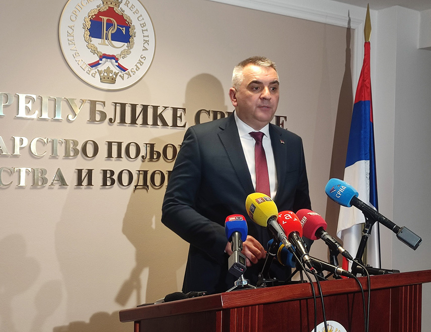 БАЊАЛУКА, 10. ДЕЦЕМБРА /СРНА/ - Премијер Републике Српске Саво Минић рекао је да се авион Владе Републике Српске од 28. октобра налази на ремонту у Цириху, гдје ће бити до 28. априла 2026. године.