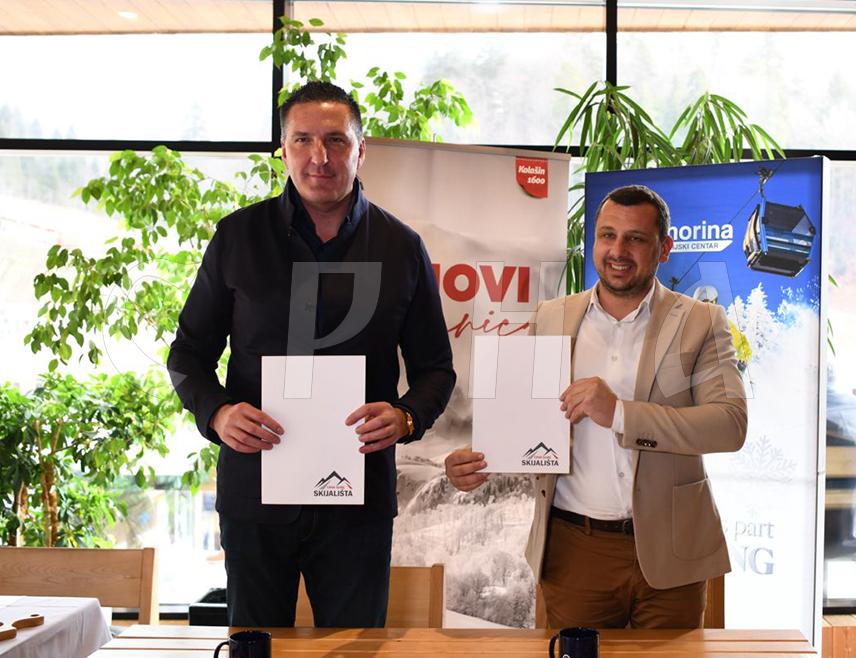 КОЛАШИН, 25. ДЕЦЕМБРА /СРНА/ - Руководства Олимпијског центра "Јахорина" и Скијалишта Црне Горе данас су у Колашину потписала споразум о сарадњи с циљем јачања заједничке понуде зимског туризма и унапређења регионалне сарадње.