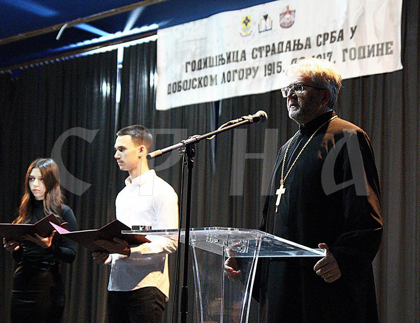 DOBOJ, DECEMBER 25 /SRNA/ - Today, a ceremonial gathering was held in Doboj to mark the 110th anniversary of the formation of the Austro-Hungarian camp for Serbs and the arrival of the first camp inmates in the city, on the occasion of which the message of preserving the memory of approximately 12,000 camp inmates who perished was sent in order to prevent such evil from repeating.