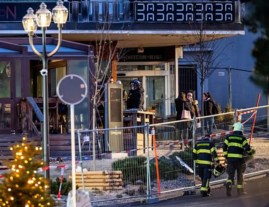 БЕРН, 1. ЈАНУАРА /СРНА/ - Око 40 људи је погинуло, а 100 је повријеђено, након експлозије која је изазвала пожар у кафићу у скијашком одмаралишту "Кран-Монтана" у Швајцарској, саопштили су швајцарски званичници.