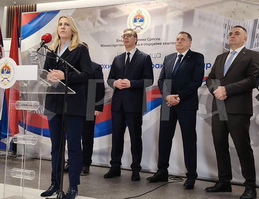TREBINJE, JANUARY 5 /SRNA/ - The Serb member of the Presidency of BiH Željka Cvijanović, stated that the opening of the Saint Archdeacon Stephen - January 9 Hospital in Trebinje is one of the indicators that Republika Srpska is growing, maturing, and successfully responding to the needs of all its residents.