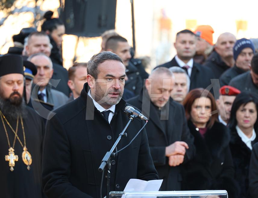 BANJA LUKA, JANUARY 8 /SRNA/ - The director of the Republika Srpska Memorial Center Denis Bojić emphasized today in Banja Luka that the Central Memorial dedicated to the fallen soldiers of the Defensive–Patriotic War exists so that the names of the heroes remain permanently present in the public space, namely, that they are never forgotten.