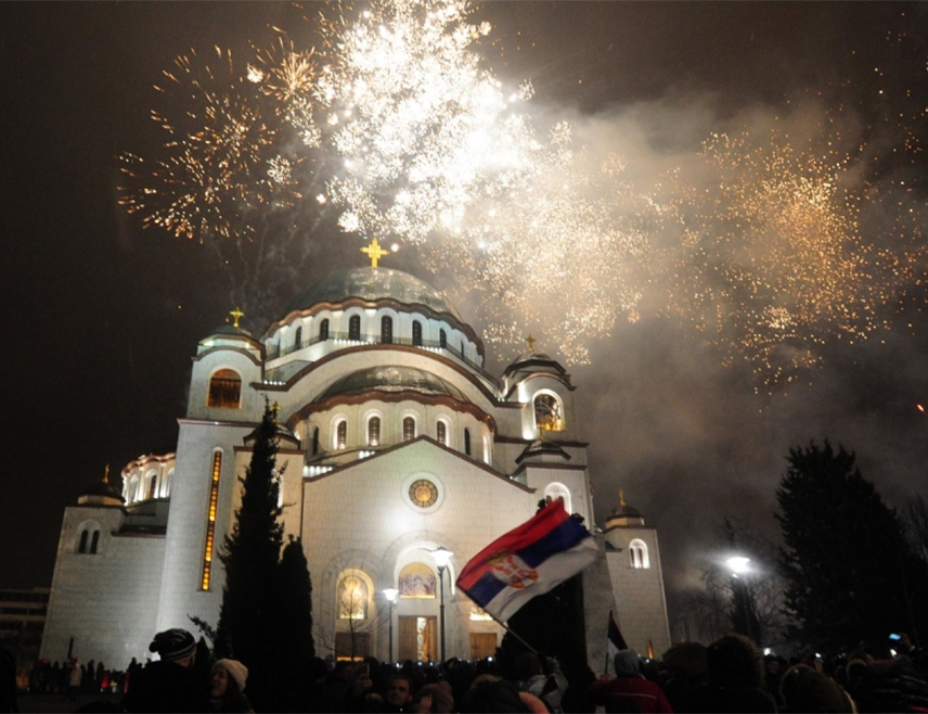 БИЈЕЉИНА, 13. ЈАНУАРА /СРНА/ - Српска, Руска, Грузијска православна црква, Света Гора и Јерусалимска патријаршија, које поштују јулијански календар, у поноћ ће дочекати Нову годину.
