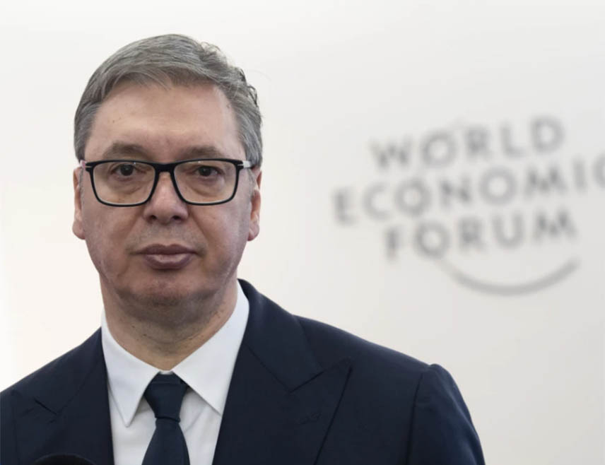 ДАВОС, 20. ЈАНУАРА /СРНА/ - Србија ће појачати сарадњу са земљама Евроазије, рекао је предсједник Александар Вучић на панелу "Обликовање економског идентитеа Евроазије" на Свјетском економском форуму у Давосу.