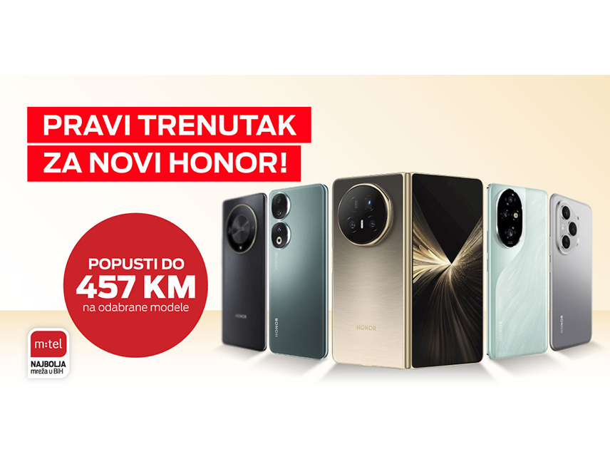 БАЊАЛУКА, 21. ЈАНУАРА /СРНА/ - Компанија "М:тел" у понуди има "онор" телефоне по сниженим цијенама уз претплату.