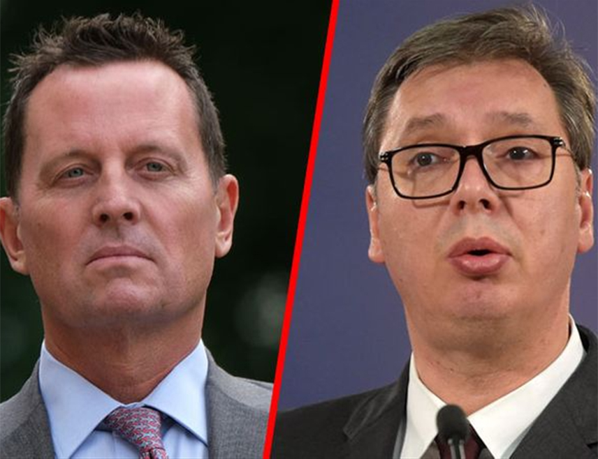 ВАШИНГТОН, 21. ЈАНУАРА /СРНА/ - Предсједник Србије Александар Вучић треба да слиједи пут САД, а не Европе, саопштио је специјални изасланик америчког предсједника Ричард Гренел.