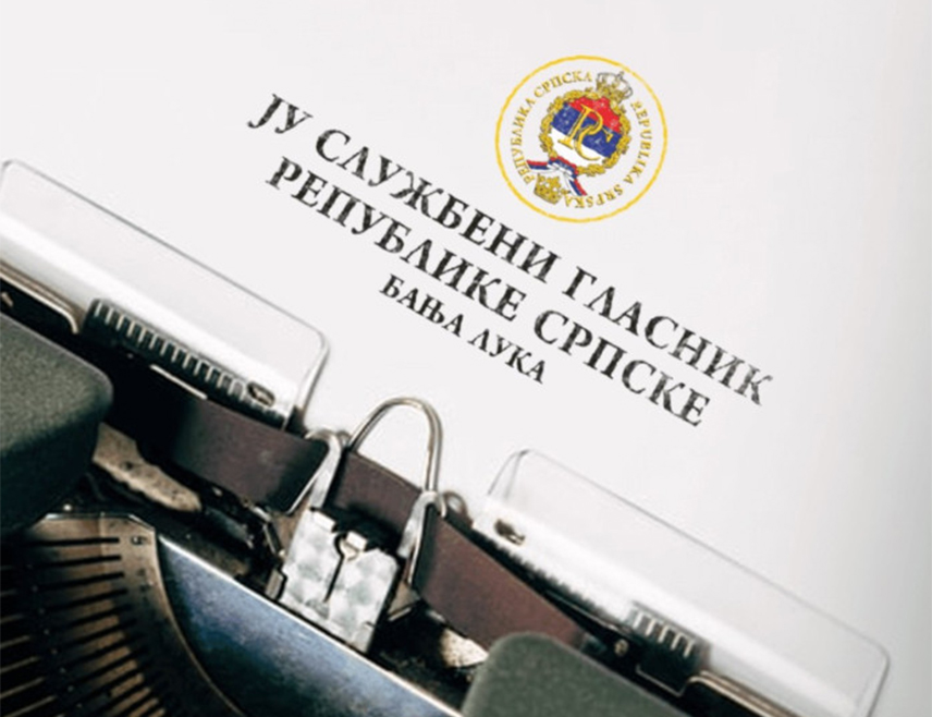 БАЊАЛУКА, 22. ЈАНУАРА /СРНА/ - "Службени гласник Републике Српске" објавио је данас одлуку о избору предсједника и чланова Владе Републике Српске.