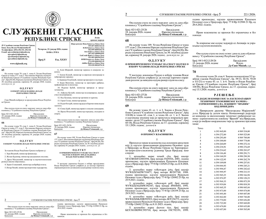 БАЊАЛУКА, 22. ЈАНУАРА /СРНА/ - Предсједник Народне скупштине Републике Српске Ненад Стевандић рекао је да сад, након што је у "Службеном гласнику" објављена одлука о избору предсједика и чланова нове Владе, кукњава може да почне са предвиђених мјеста.