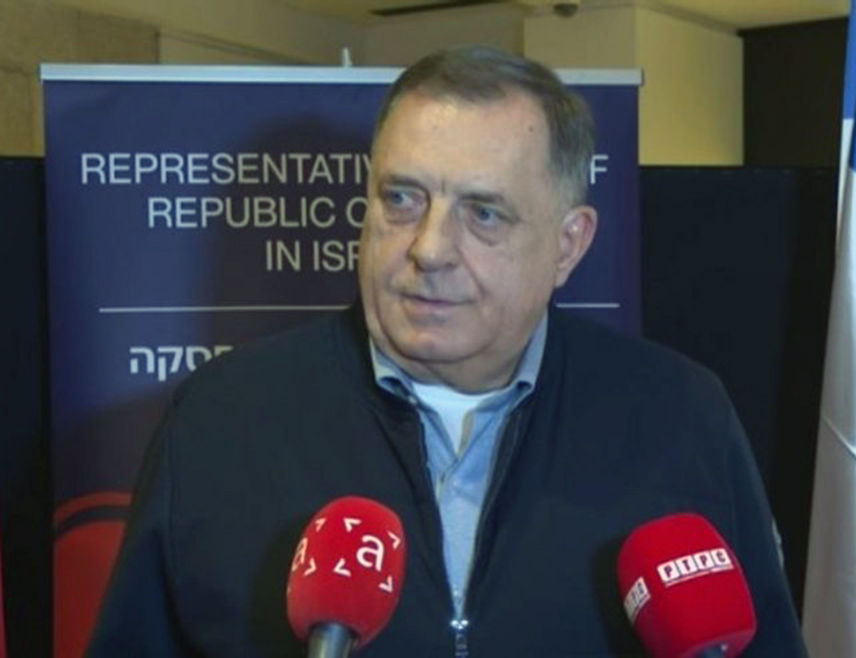 JERUSALEM, JANUARY 25 /SRNA/ – SNSD Leader Milorad Dodik says that during his visit to Israel he will hold talks with top Israeli officials on all forms of cooperation, primarily the exchange of security and other data.