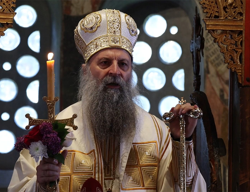 BELGRADE, JANUARY 26 /SRNA/ – His Holiness Serbian Patriarch Porfirije said that Saint Sava, the all-Serbian enlightener and teacher, was a leader to his people on the path that leads to life, teaching them, which is why his work continues to resonate loudly through the centuries.