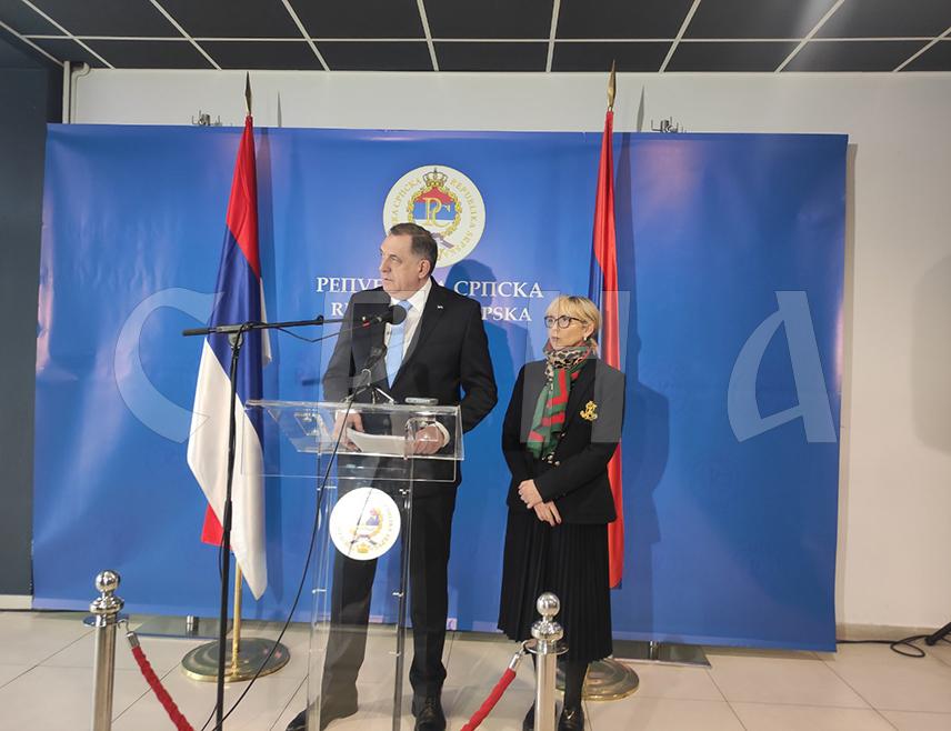 BANJA LUKA, FEBRUARY 7 /SRNA/ – SNSD President Milorad Dodik said that he would be pleased if sanctions were imposed on Christian Schmidt, and that he discussed this with an important official during his visit to the United States.
