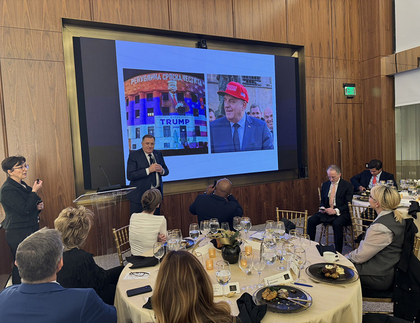 БАЊАЛУКА, 8. ФЕБРУАРА /СРНА/ - Предсједник СНСД-а Милорад Додик поручио је да Република Српска наставља да гради стратешка партнерства са најважнијим државама у свијету и да више нико ништа не може да јој наметне.