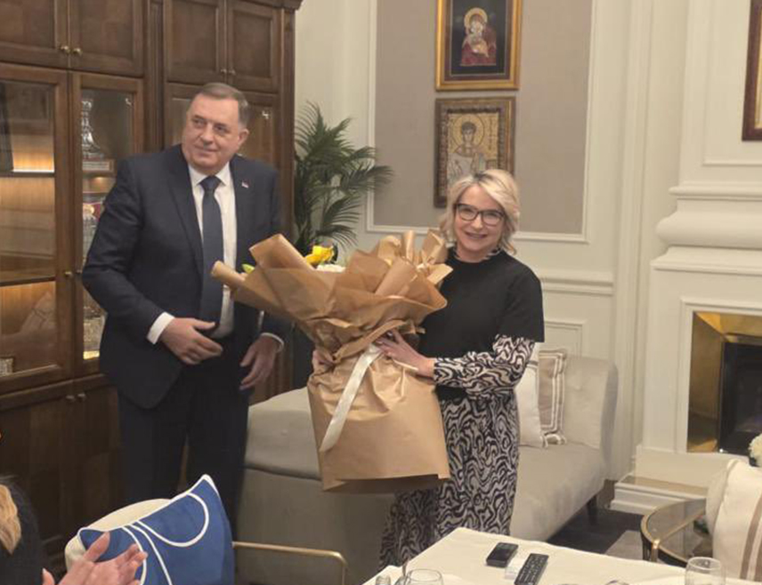 БАЊАЛУКА, 9. ФЕБРУАРА /СРНА/ - Предсједник СНСД-а Милорад Додик честитао је рођендан Ани Тришић Бабић - пријатељици, саборцу и човјеку од повјерења у сваком изазову кроз који је пролазила Република Српска.