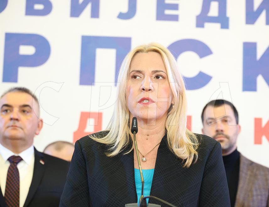 BANJA LUKA, FEBRUARY 9 /SRNA/ - SNSD is the winning party because it has the trust of the voters, to whom this party is infinitely grateful, because it depends on them what kind of Republika Srpska will be and with what strength and capacity it will be able to cope with the next challenges, said SNSD Vice-President Željka Cvijanović.